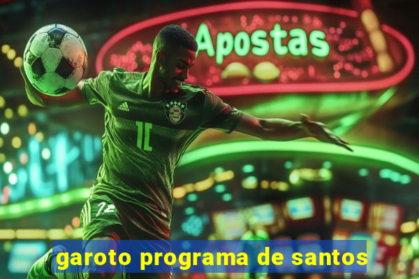 garoto programa de santos